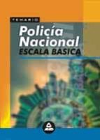 POLICIA NACIONAL ESCALA BASICA TEMARIO VV AA Segunda Mano MAD