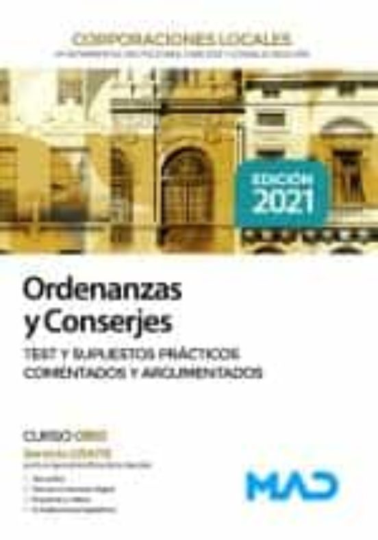 Ordenanzas Y Conserjes De Corporaciones Locales Test Y Supuestos