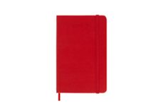 agenda 2025-2026 18 meses semanal pocket rojo escarlata tapa dura moleskine-8056999275457