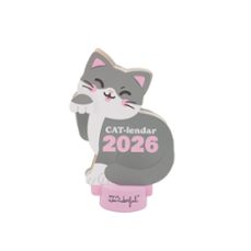 mr. wonderful calendario de sobremesa 2026 con peana - cat-lendar-8445641067807