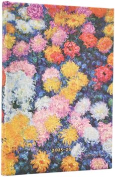 agenda de 13 meses (sept25-sept26) paperblanks crisantemos de monet midi apaisada-9780349712307