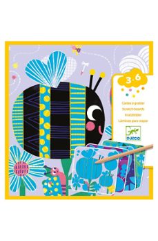 djeco cuadros para rascar animales muy pequeños-3070900090927