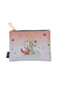 monedero pequeño cuadrado 10x14cm el principito degradado-3700572807737