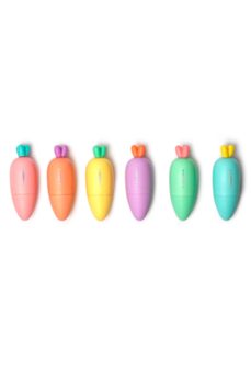 set 6 mini subrayadores legami - carrate team legami-8054117628437