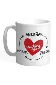 taza pedrita parker enseñar inspirar educar-8436553496267