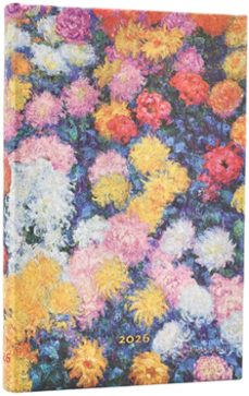 agenda de 12 meses paperblanks crisantemos de monet mini apaisada-9780349712567