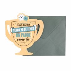 postal - que suerte tengo yo de tener un padre como tu-8435460799577