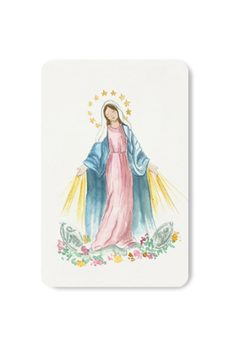 estampita virgen milagrosa-8436615382187