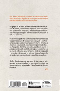 la voz dormida-dulce chacon-9788466332507