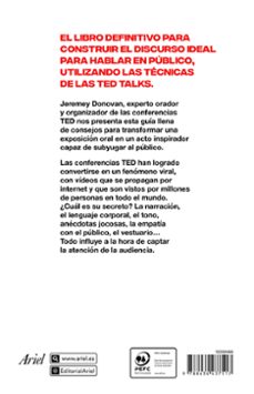el metodo ted para hablar en público-jeremey donovan-9788434437517