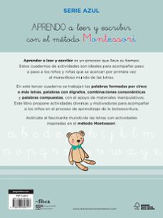 aprendo a leer y escribir con el metodo montessori (nivel 3)-klara moncho-9788448858117