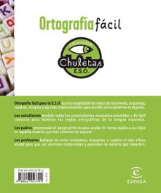 ortografia facil para la eso (chuletas)-guillermo mirecki-9788467036817