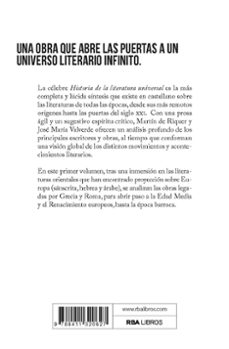 historia de la literatura universal (vol. 1)-martin de riquer-9788411320627