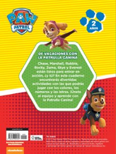 paw patrol. cuaderno de vacaciones - 2 años (cuadernos de vacacio nes de la patrulla canina)-9788437201627
