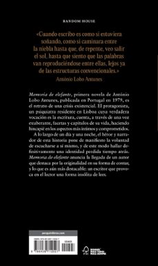 memoria de elefante-antonio lobo antunes-9788439712527