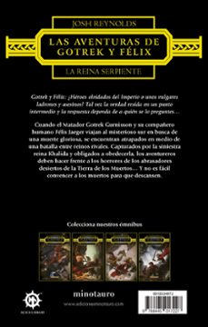 las aventuras de gotrek y felix: la reina serpiente-josh reynolds-9788445017227