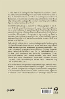 retrats literaris-josep maria castellet-9788429783537