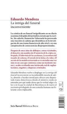 la intriga del funeral inconveniente-eduardo mendoza-9788432249747