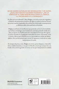 ¿para qué sirve la filosofía?-mary midgley-9788449345647