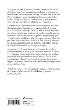 conquistar el cielo-paolo giordano-9788498389647