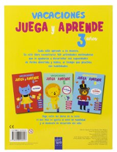 vacaciones. juega y aprende. 3 años-9788408206057