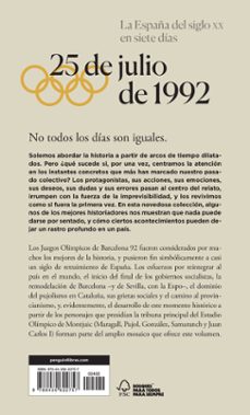 25 de julio de 1992:la vuelta al mundo de españa-jordi canal-9788430622757
