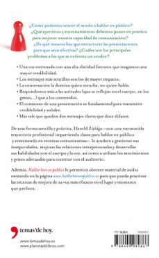 (pe) hablar bien en publico: una guia practica para expresarte mejor ante los demas-harold zuñiga-9788499980867