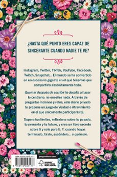 quemar despues de escribir (edición oficial flores)-sharon jones-9788410257177