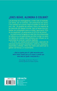 los hábitos cotidianos de las personas que triunfan:¿eres buho, alondra o colibri?-begoña del pueyo-9788416883677