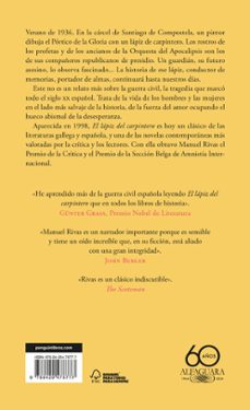 el lápiz del carpintero (60.º aniversario de alfaguara)-manuel rivas-9788420478777