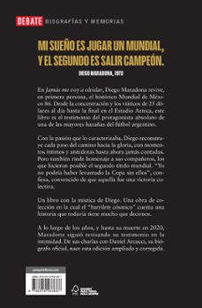 jamás me voy a olvidar-diego armando maradona-9788410433687