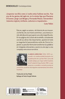 la hora de la estrella-clarice lispector-9788466381697