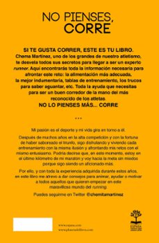no pienses, corre-chema martinez-9788467006797
