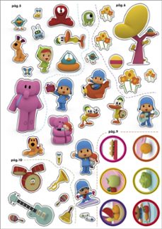 pocoyo. cuaderno de actividades - super pegatinas-9788448865801