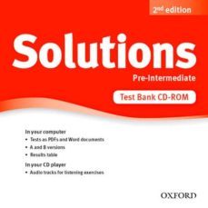 solutions pre-intermediate test cd-rom 2ed-9780194553407