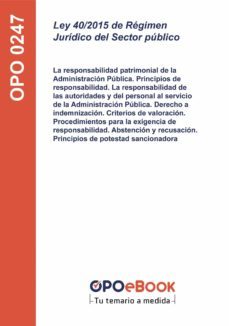 ley 40/2015 de regimen juridico del sector publico (ebook)-9781524312107