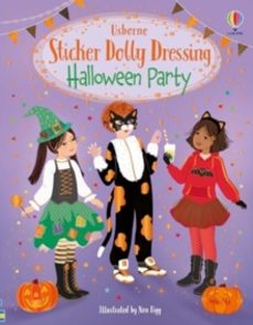 sticker dolly dressing halloween party-fiona watt-9781835408407