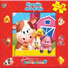 diversion en la granja (libro + 3 puzzles)-9782764379707