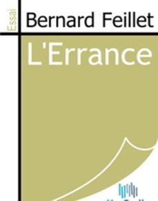 l'errance (ebook)-bernard feillet-9782820609007