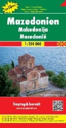 macedonia, mapa de carreteras (1:200.000)-9783707912807