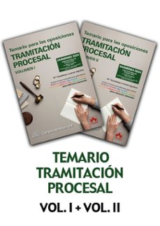 temario para las oposiciones de tramitación procesal 2024 (2 vol.)-maria guadalupe lorenzo aguilera-9788411943307
