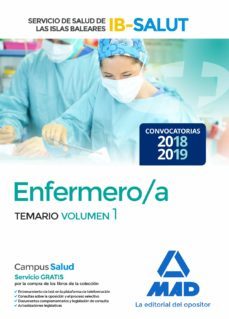 enfermero/a del servicio de salud de las illes balears (ib-salut) . temario volum-9788414217207