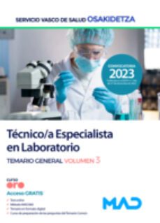 técnico/a especialista en laboratorio. temario vol. 3-9788414267707