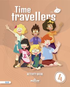 time travellers 4 blue activity book english 4º primaria-9788417911607