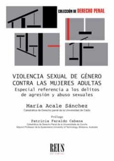 violencia sexual de genero contra las mujeres adultas-maria acale sanchez-9788429021707