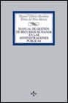 manual de gestion recursos humanos en las admistraciones publicas (2ª ed.)-9788430936007