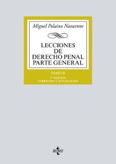 lecciones de derecho penal parte general tomo ii-9788430984107
