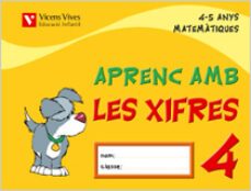 aprenc amb les xifres matematiques e. infantil 4-5 anys: quadern 4-javier fraile martin-9788431678807