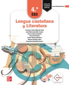 lengua castellana y literatura 4º eso nova. edición lomloe-9788448640507