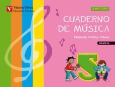 cuaderno de musica 5 + cd 5º primaria-9788468214207